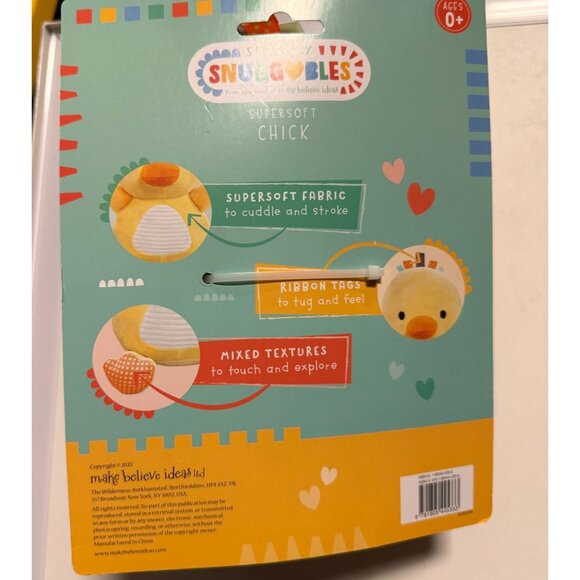 Make Believe Ideas New Weighted Plush Baby Learning Toy Chick - Picture 2 of 9